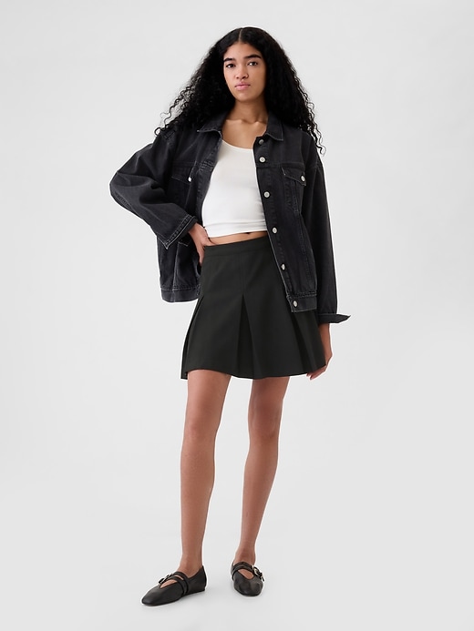 Image number 1 showing, Pleated Mini Skirt