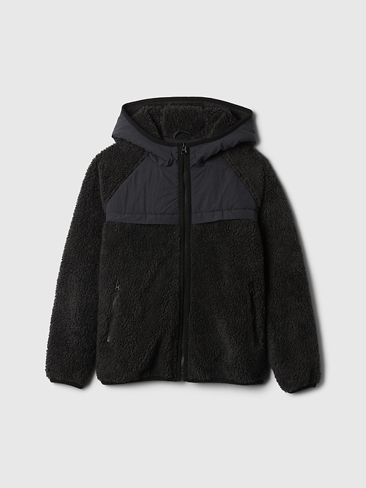 Image number 9 showing, Kids Sherpa Hooded Jacket