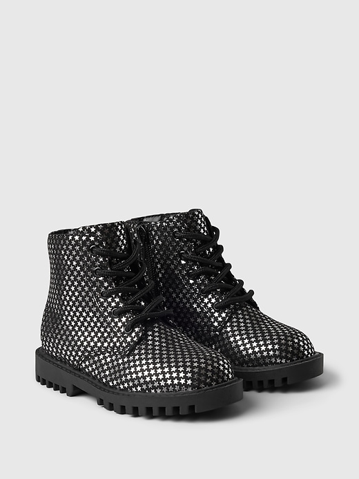 Image number 2 showing, babyGap Metallic Lace-Up Boots