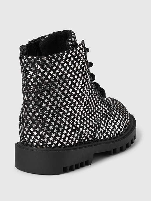 Image number 4 showing, babyGap Metallic Lace-Up Boots