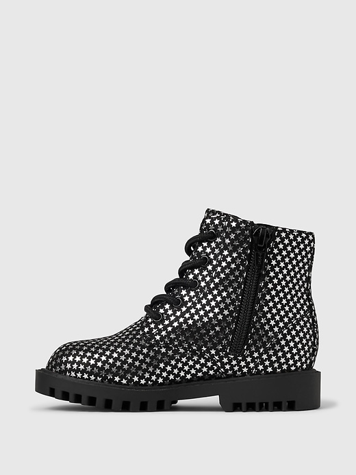 Image number 5 showing, babyGap Metallic Lace-Up Boots