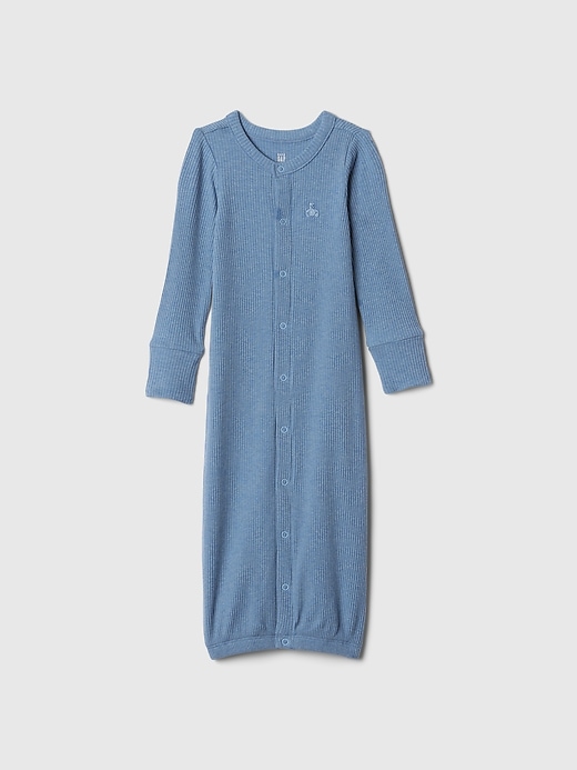 Image number 1 showing, Baby Rib Convertible Sleep Gown