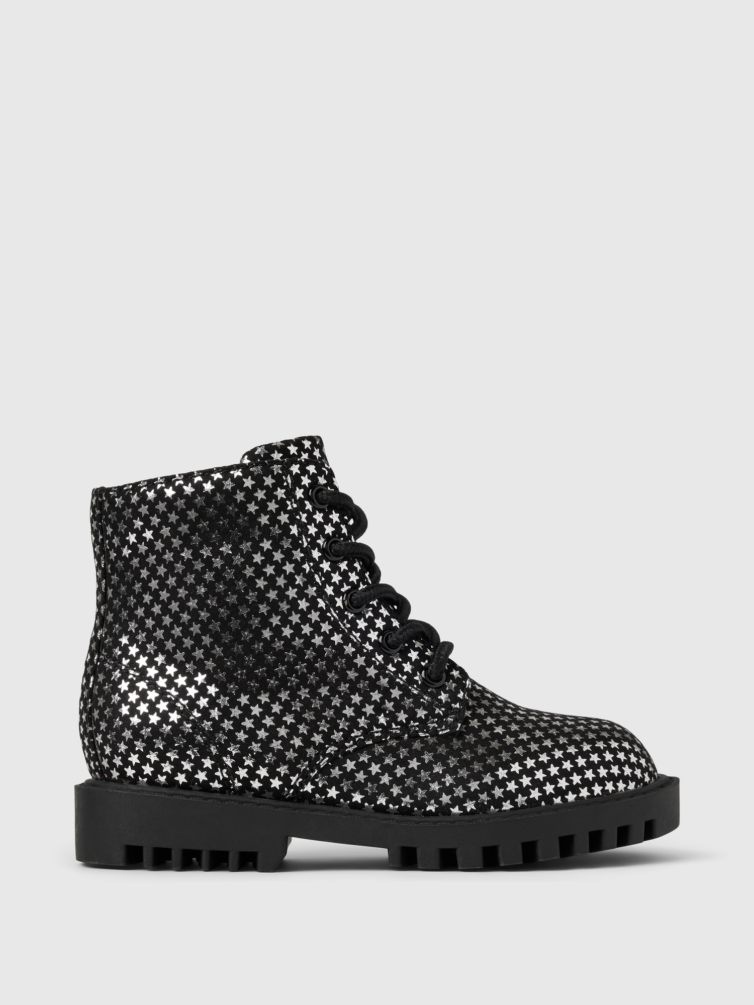 babyGap Metallic Lace-Up Boots