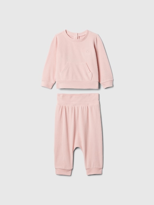 Image number 4 showing, Baby Softspun Two-Piece Sweat Set