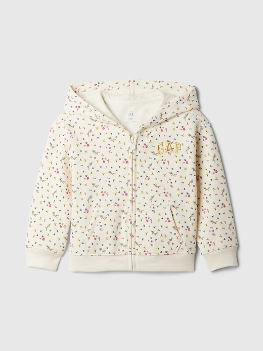 Image number 4 showing, babyGap Vintage Soft Logo Ruffle Zip Hoodie