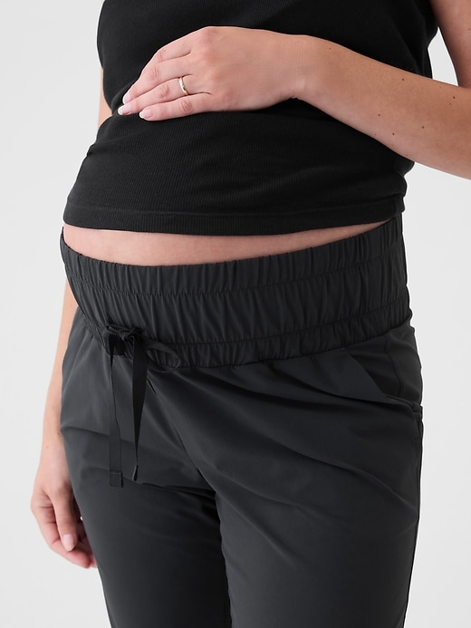 Image number 4 showing, Maternity Inset Panel Runaround Pants