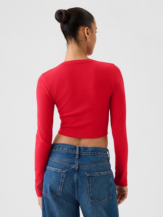 Image number 2 showing, Modern Rib Cropped T-Shirt