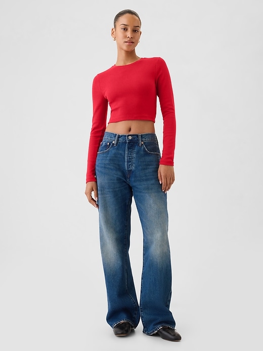 Image number 3 showing, Modern Rib Cropped T-Shirt