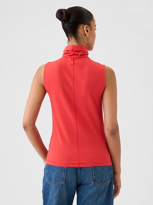 Image number 2 showing, Featherweight Turtleneck Tank Top