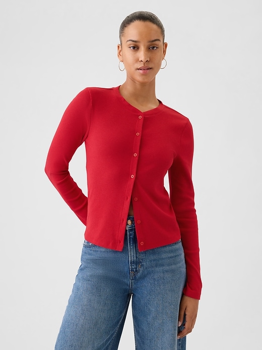 Image number 1 showing, Modern Rib Cardigan