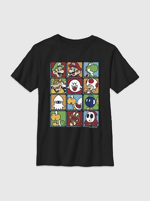 Image number 1 showing, Kids Nintendo Character Box Up Graphic Tee