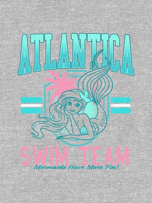 Image number 2 showing, Toddler Disney Ariel Atlantica Swim Team Graphic Tee