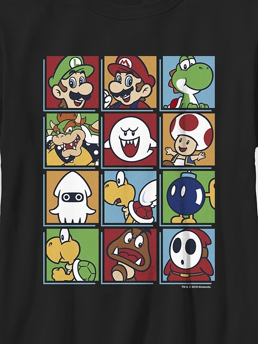 Image number 2 showing, Kids Nintendo Character Box Up Graphic Tee