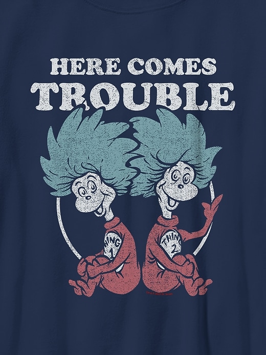 Image number 2 showing, Kids Dr. Seuss Double Trouble Graphic Tee