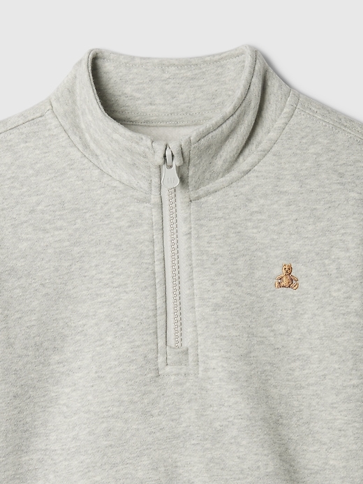 Image number 3 showing, babyGap Vintage Soft Quarter-Zip Pullover