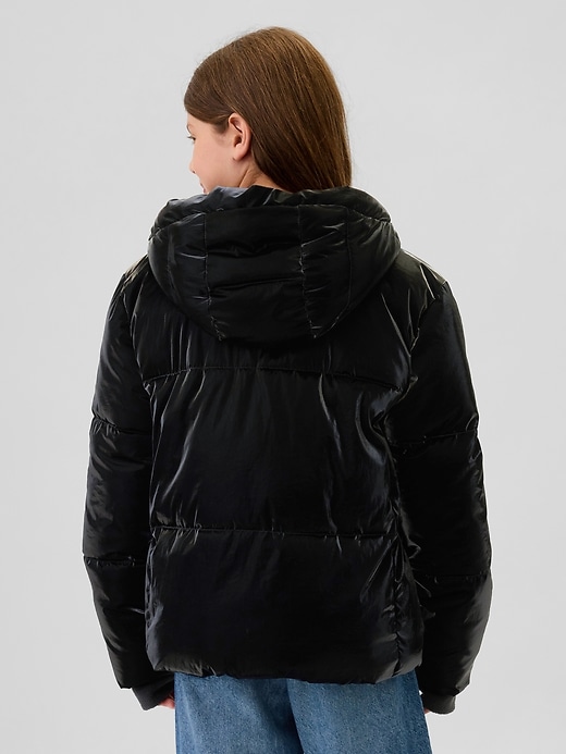 Image number 2 showing, Kids Recycled Metallic Puffer Jacket