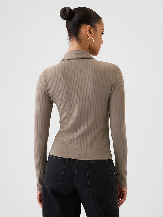 Image number 2 showing, Modern Rib Zipper Shirt