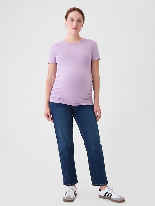 Image number 5 showing, Maternity Modern Crewneck T-Shirt