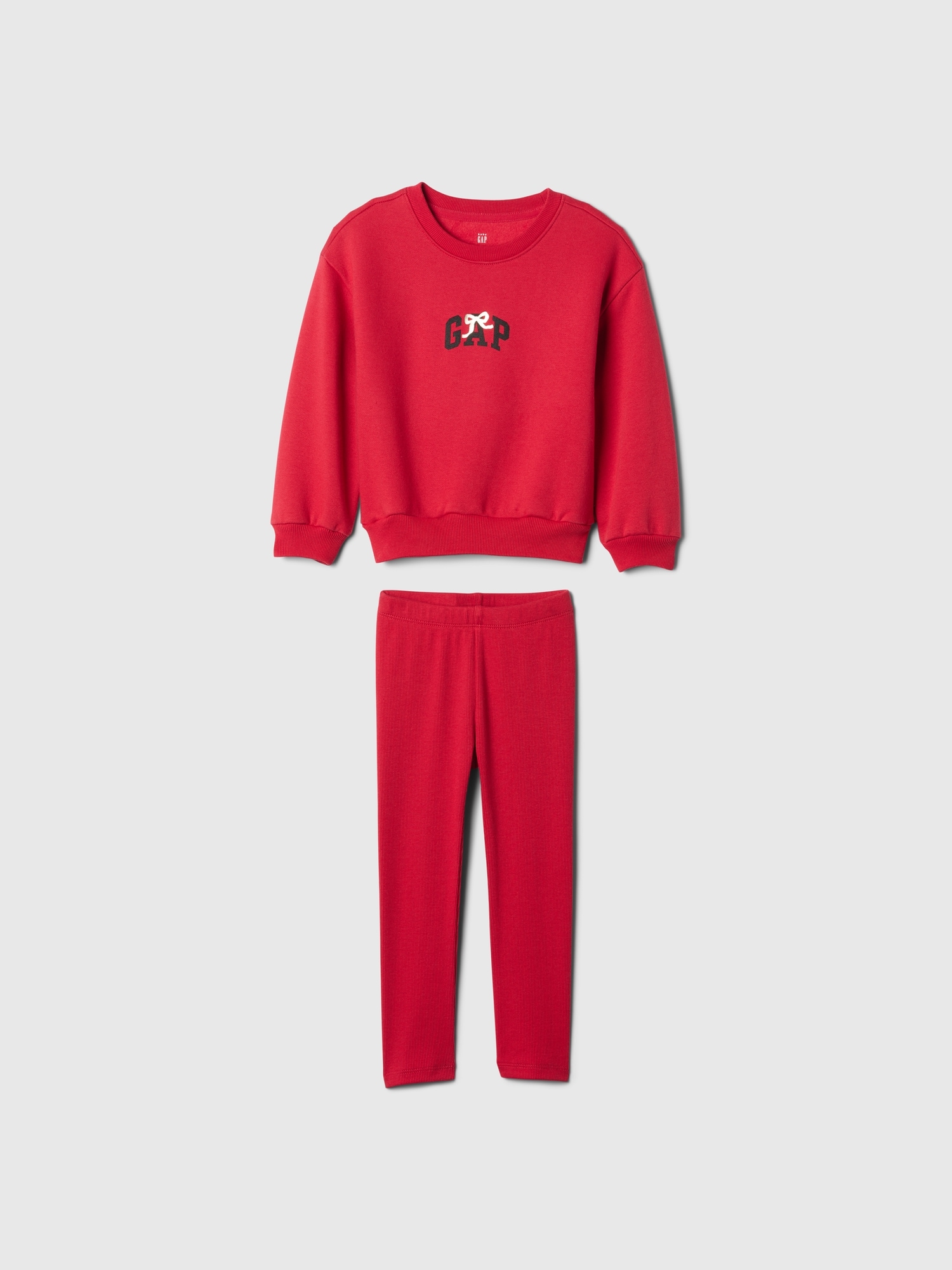 babyGap Vintage Soft Logo Sweatshirt Set