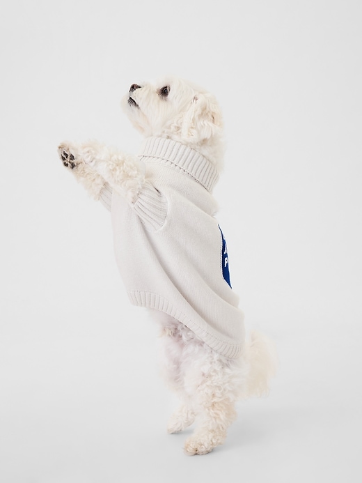 Image number 3 showing, Pet Varsity Sweater