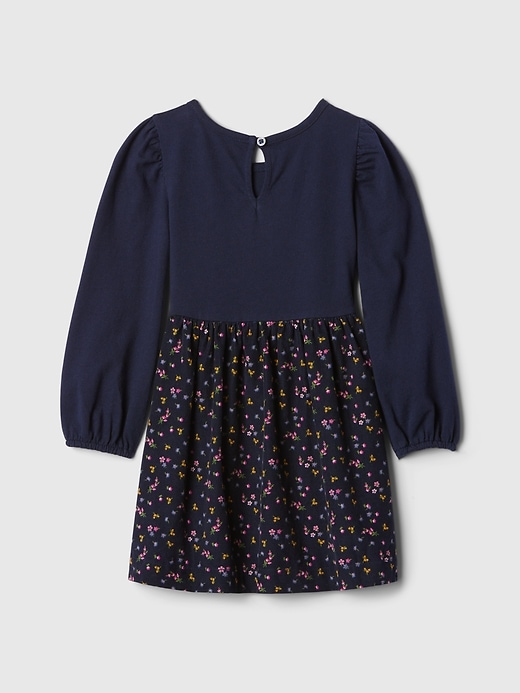 Image number 2 showing, babyGap 2-in-1 Puff Sleeve Skater Dress