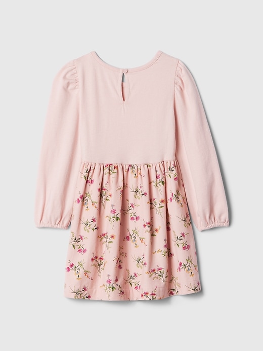 Image number 2 showing, babyGap 2-in-1 Puff Sleeve Skater Dress