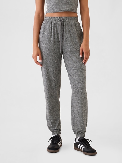 Image number 2 showing, GapFit Lightweight Brushed Jersey Joggers