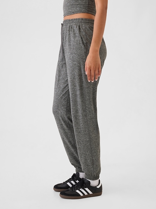 Image number 3 showing, GapFit Lightweight Brushed Jersey Joggers