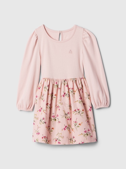 Image number 3 showing, babyGap 2-in-1 Puff Sleeve Skater Dress