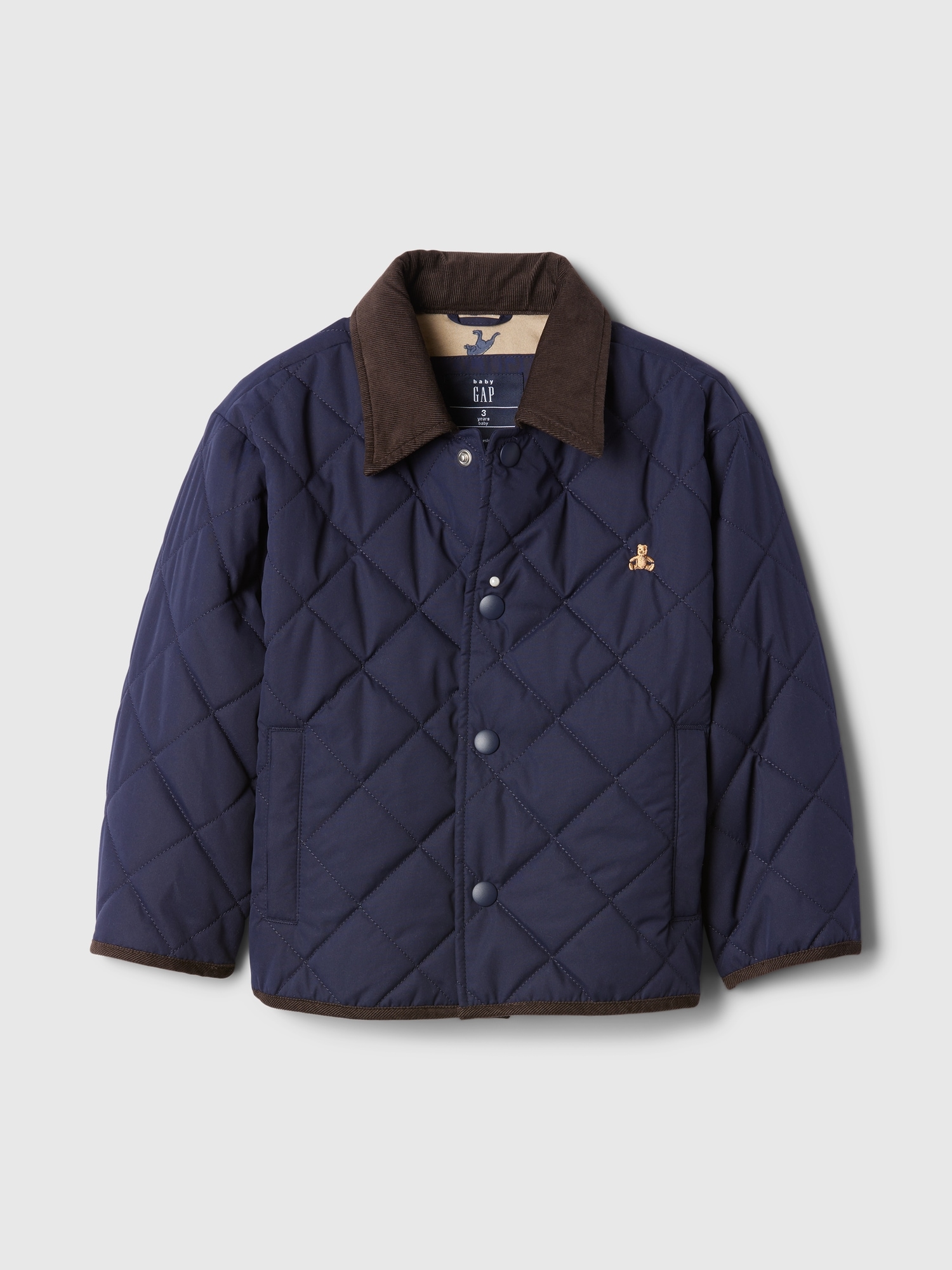 babyGap Recycled Quilted Field Jacket - Blue