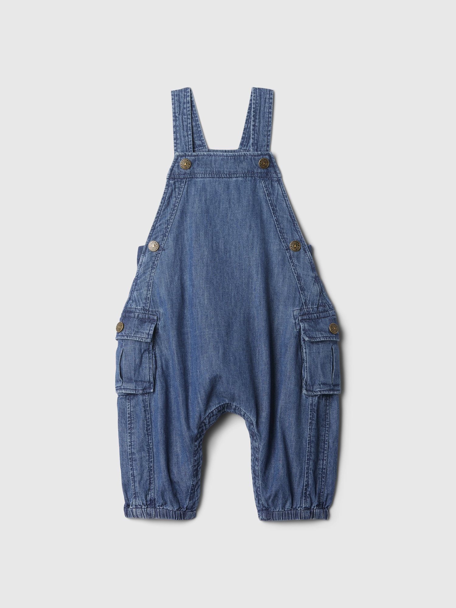 Baby Baggy Overalls - Blue