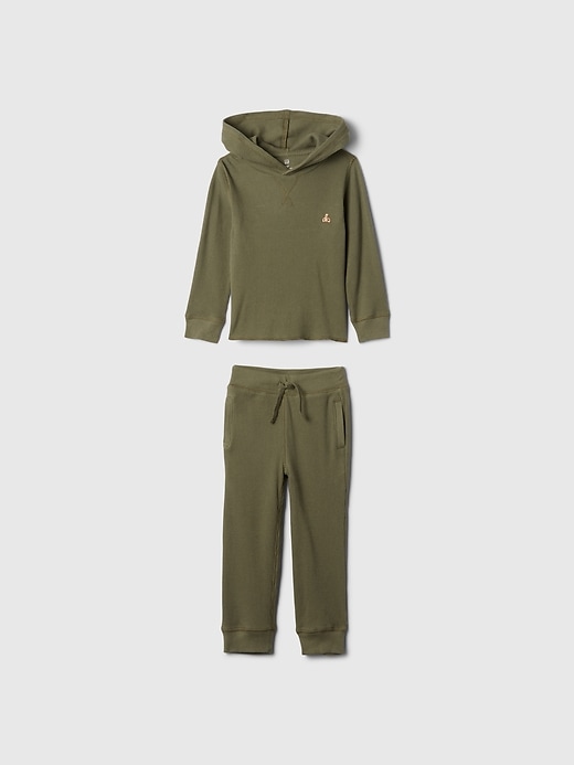 Image number 1 showing, babyGap Thermal Outfit Set