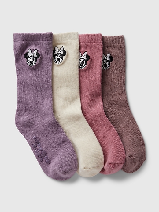 View large product image 1 of 1. Gap × Disney Baby Princess Crew Socks (4-Pack)