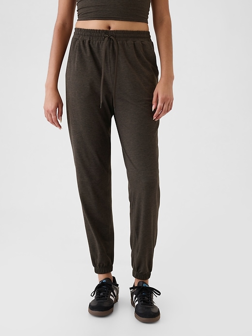 Image number 2 showing, GapFit Lightweight Brushed Jersey Joggers