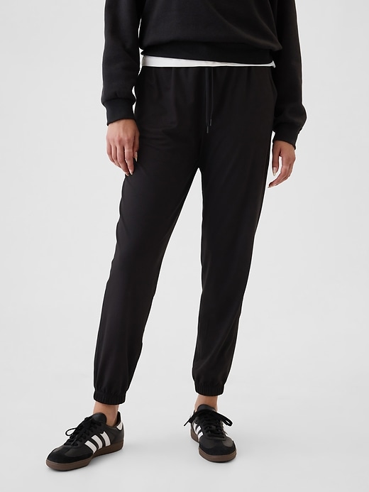 Image number 2 showing, GapFit Lightweight Brushed Jersey Joggers