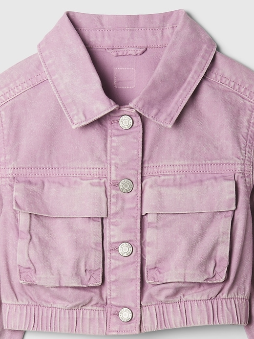 Image number 3 showing, babyGap Cropped Denim Jacket