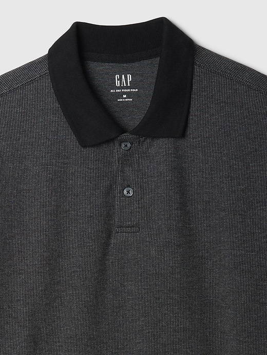 Image number 4 showing, Pique Polo Shirt