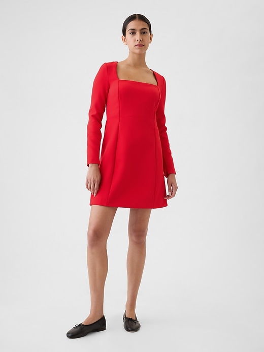 Image number 1 showing, Square-Neck Mini Dress