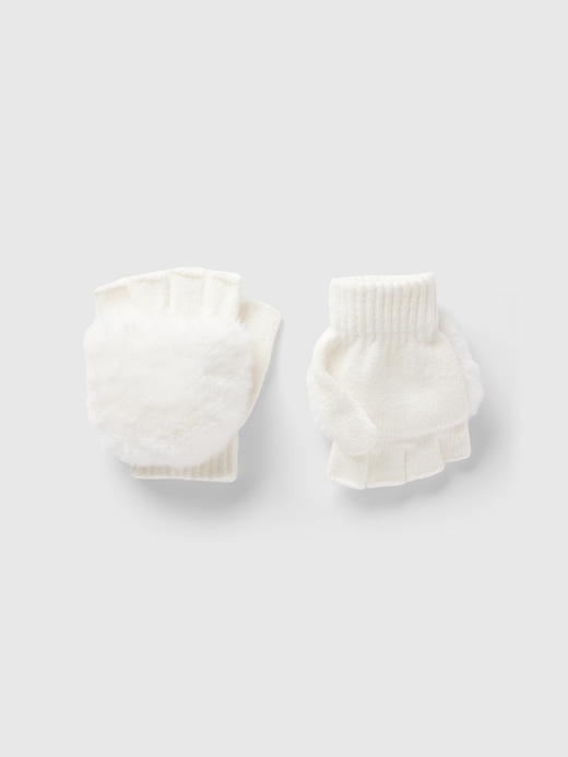 View large product image 1 of 1. Toddler CashSoft Convertible Cozy Mittens