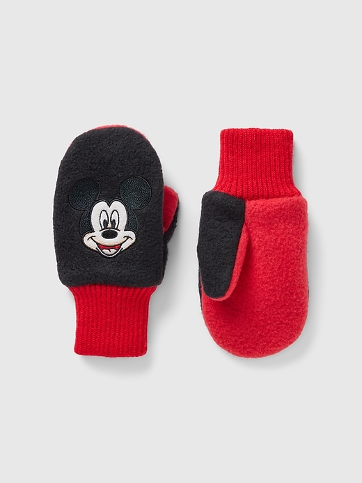 View large product image 1 of 1. Gap × Disney Toddler Mickey Mouse Mittens