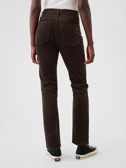 Image number 4 showing, High Rise Corduroy Vintage Slim Pants