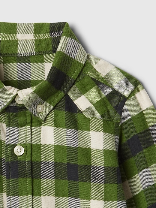 Image number 4 showing, babyGap Organic Cotton Flannel Shirt