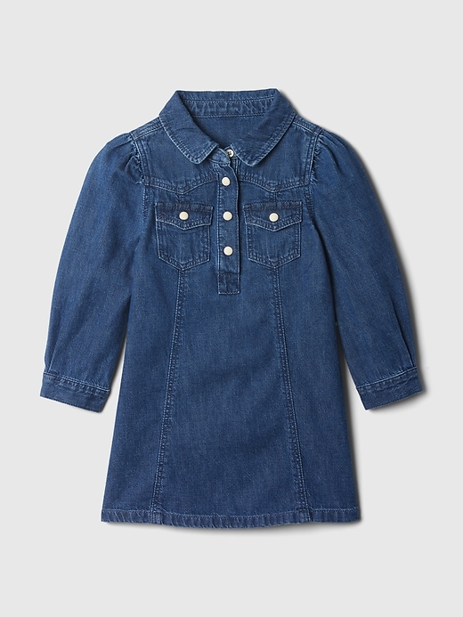 Image number 1 showing, babyGap Western Denim Shirtdress