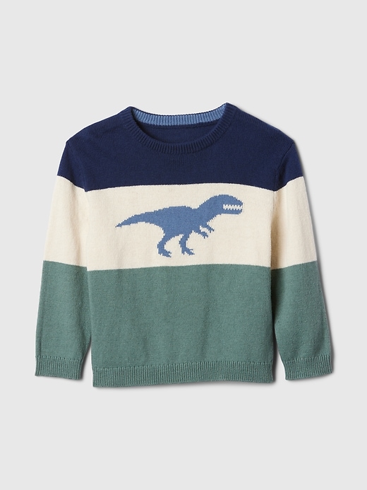 Image number 1 showing, babyGap Dino Crewneck Sweater