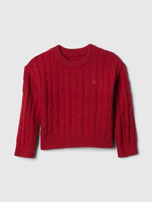 Image number 1 showing, babyGap CashSoft Cable-Knit Sweater