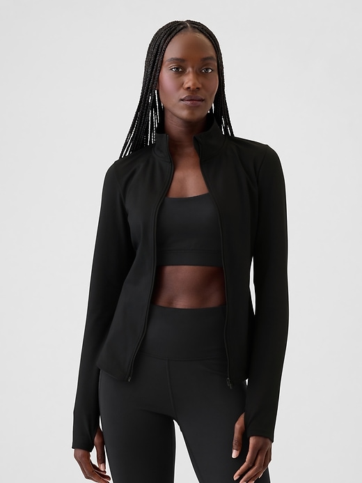 Image number 1 showing, GapFit Power Dual-Zip Jacket