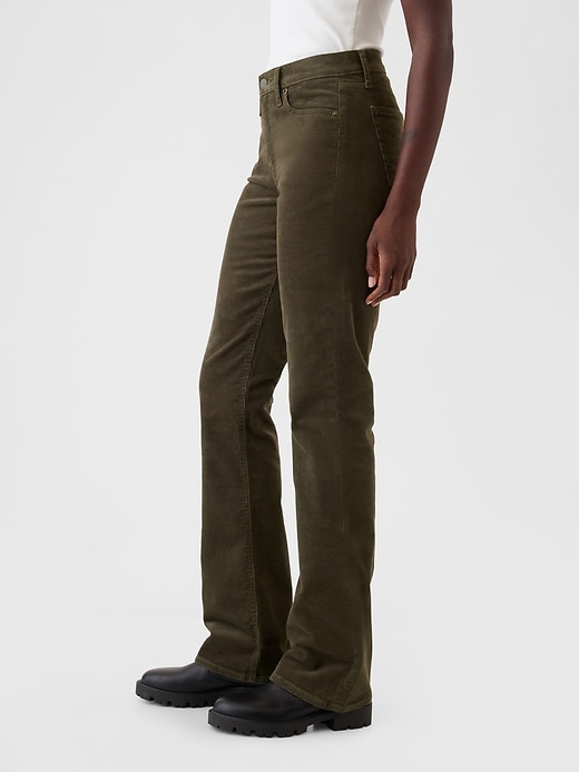 Image number 3 showing, Mid Rise Corduroy Baby Boot Pants