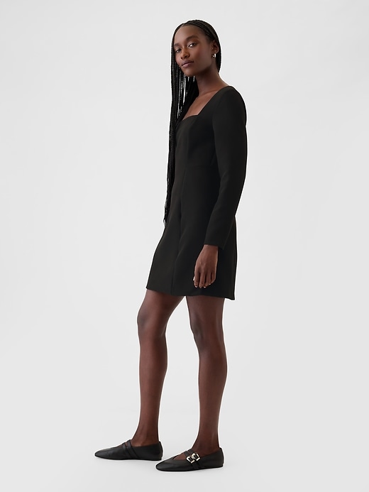 Image number 3 showing, Square-Neck Mini Dress