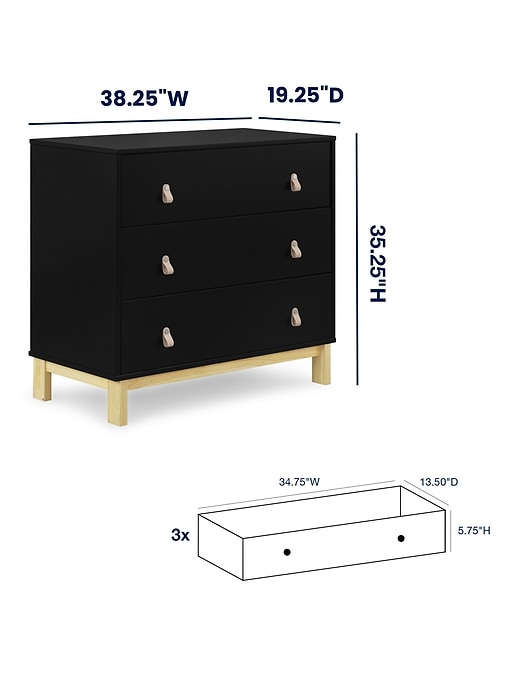 Image number 6 showing, babyGap Legacy Pulls 3 Drawer Dresser