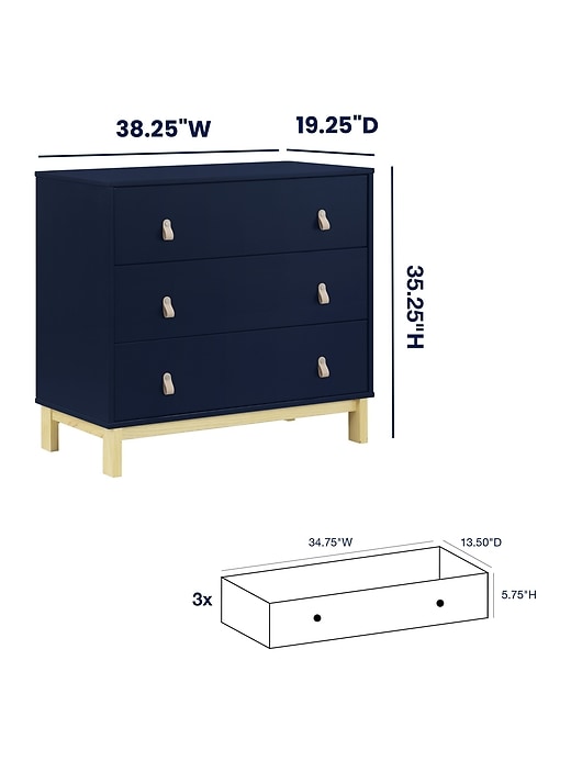 Image number 7 showing, babyGap Legacy Pulls 3 Drawer Dresser